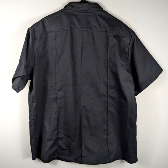 Blauer Mens XL Dark Navy Short Sleeve Uniform Work Shirt Button Front - Picture 5 of 7